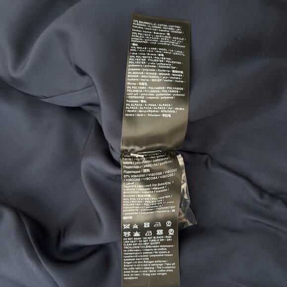 Luisa Cerano Grey Tweed Women's Cropped Coat Size EU 36 - Picture 9 of 11